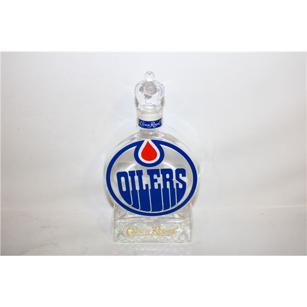 EDMONTON OILERS CROWN ROYAL WHISKEY