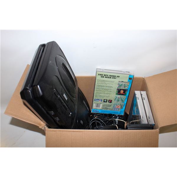 SEGA CD GENESIS CONSOLE + GAMES