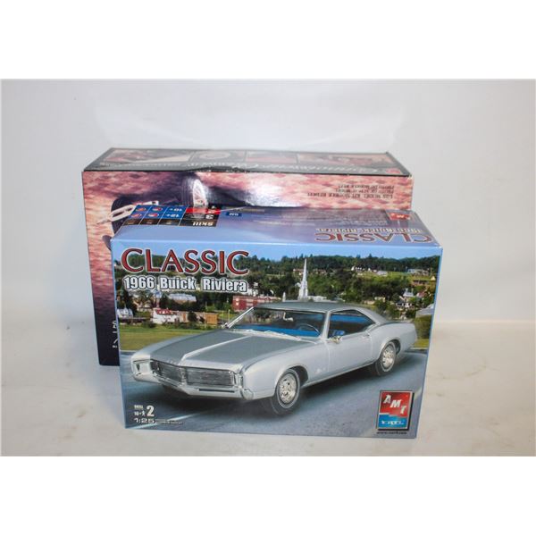 LOT OF 2 AMT CAR MODELS