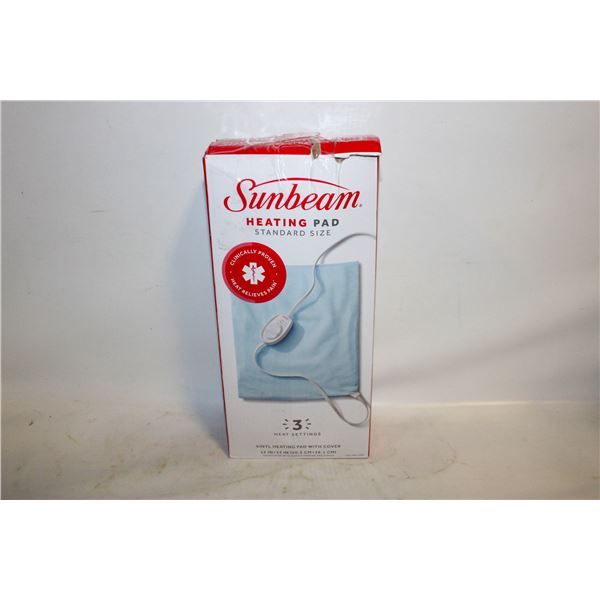 NEW - RESEALED SUNBEAM HEATING PAD
