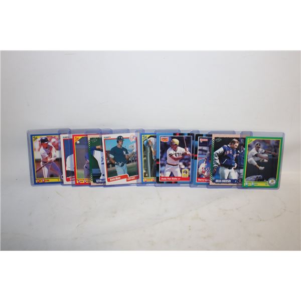 (10) MLB COLLECTOR BASKETBALL CARDS