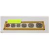 Image 2 : 1969 DOLLAR, 50 CENT, QUARTER, DIME, NICKEL+PENNY