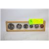 Image 1 : 1970 DOLLAR, 50 CENT, QUARTER, DIME, NICKEL+PENNY