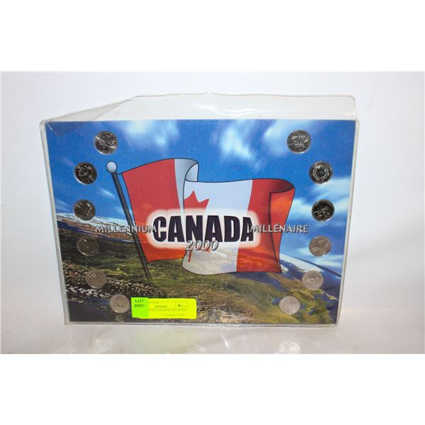 MILLENNIUM CANADIAN QUARTER SET