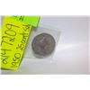 Image 1 : 1950 CANADIAN 5.6 GRAM SILVER 25 CENT COIN