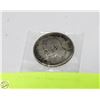 Image 2 : 1950 CANADIAN 5.6 GRAM SILVER 25 CENT COIN