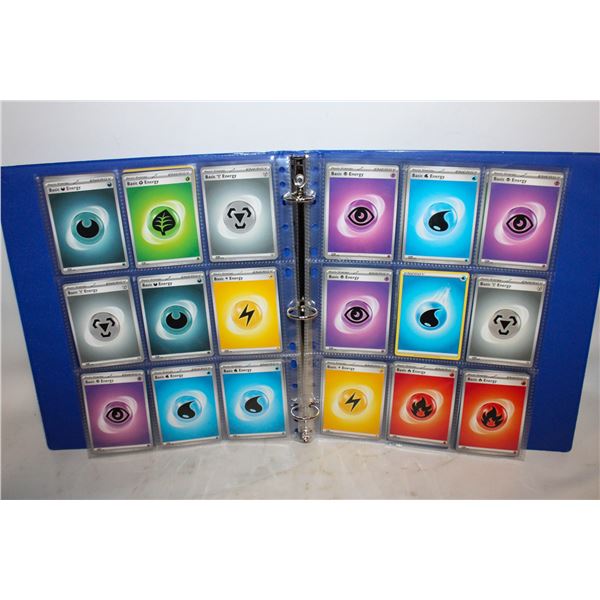 BINDER WITH 50 POKEMON CARDS