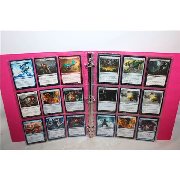 BINDER WITH 50 MAGIC CARDS