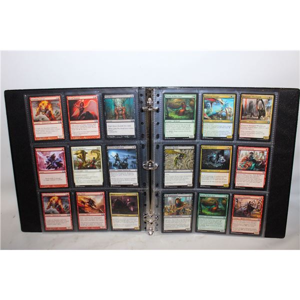 BINDER WITH 50 MAGIC CARDS