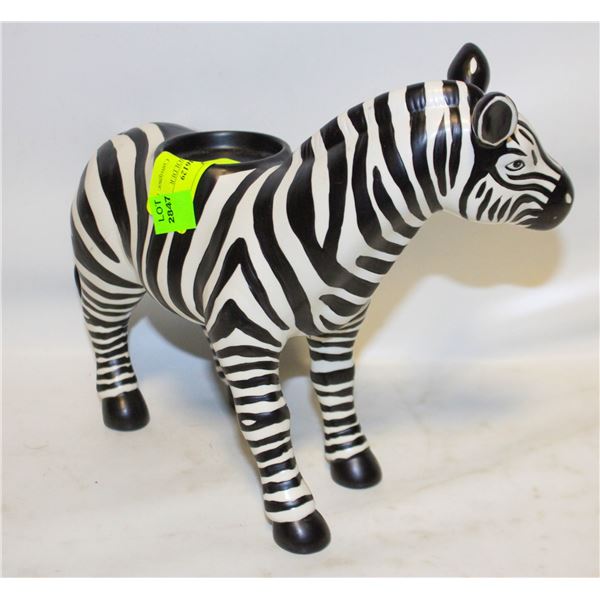 ZEBRA CANDLE HOLDER