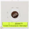 Image 2 : #3309- CANADIAN .999 FINE SILVER 1 GRAM TOKEN