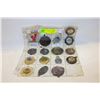 Image 1 : SHEET OF 16 VINTAGE MEDALS