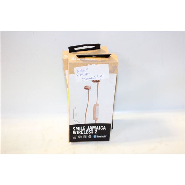 NEW BOB MARLEY SMILE WIRELESS 2 HEADPHONES