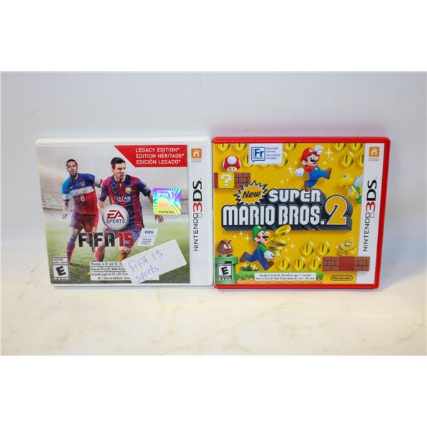 LOT OF TWO NINTENDO 3DS GAMES