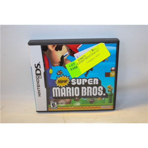 NEW SUPER MARIO BROS GAME DS GAME