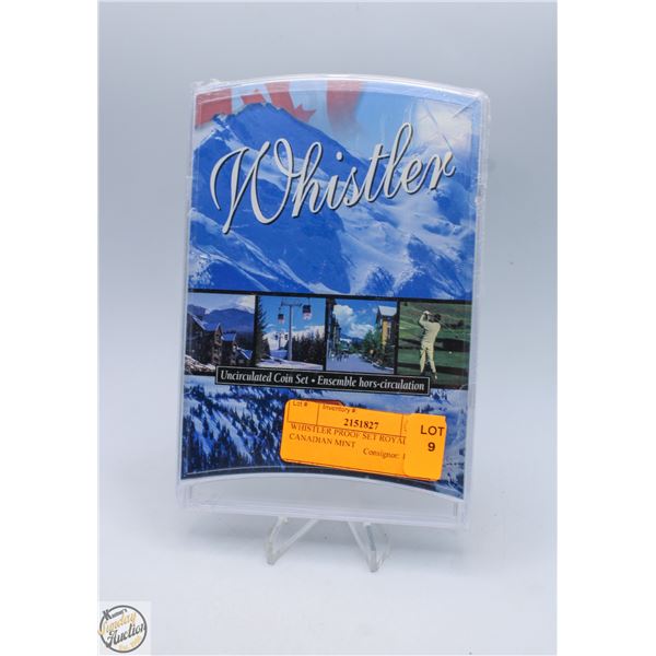 WHISTLER PROOF SET ROYAL CANADIAN MINT