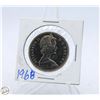 Image 2 : 1968 CANADIAN $1 COIN (NOT SILVER)