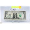 Image 1 : 2013 $1 U.S.A. BILL