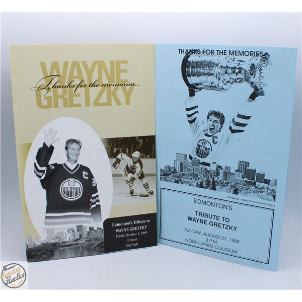 TRIBUTE TO WAYNE GRETZKY OCT. 1 1999/ AUG. 27 1989