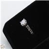Image 2 : #3574-10 KT WHITE GOLD DIAMOND RING 0.90 CT