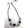 Image 2 : SILVER SAPPHIRE 1.5CT 7.5"   BRACELET