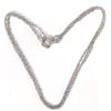 Image 1 : 10K WHITE GOLD 16" 0.33G NECKLACE
