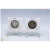 Image 1 : CANADIAN 50 CENT PIECES 1943 & 1966