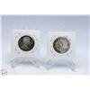 Image 2 : CANADIAN 50 CENT PIECES 1943 & 1966