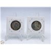 Image 2 : CANADIAN 50 CENT PIECES 1944 & 1966