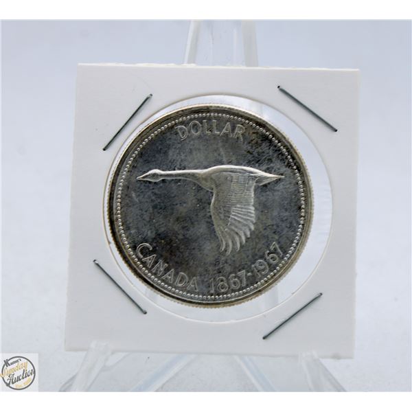 CANADIAN DOLLAR COIN 1867 - 1967