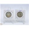 Image 1 : CANADIAN 50 CENT PIECES 1958 & 1966