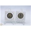 Image 2 : CANADIAN 50 CENT PIECES 1958 & 1966