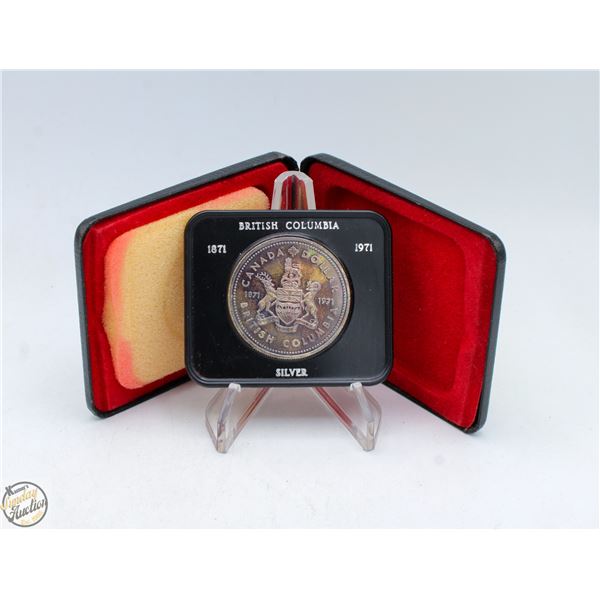 CANADIAN BC 1871-1971 SILVER DOLLAR