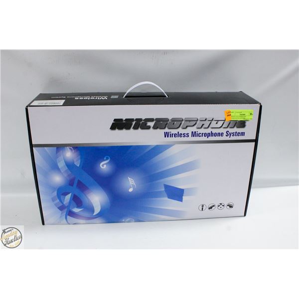 BRAND NEW WIRELESS MICROPHONE SYSTEM
