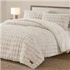 Image 1 : BRAND NEW FRYE 3PC KING FAUX FUR COMFORTER SET