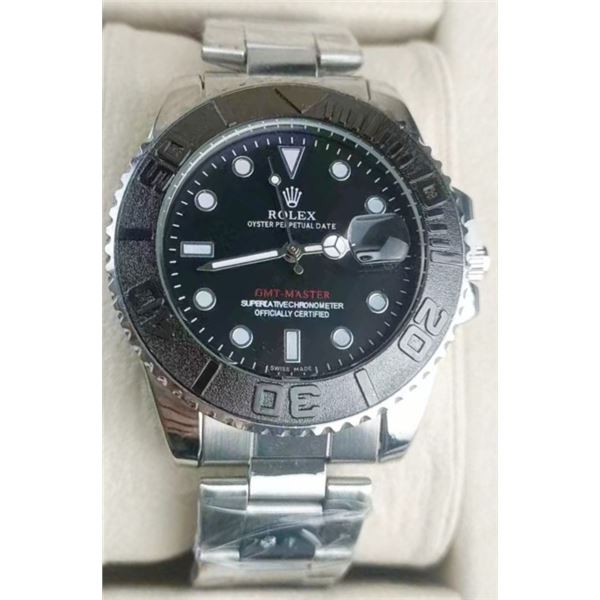NEW REPLICA R0LEX "GMT-MASTER" QUARTZ WATCH