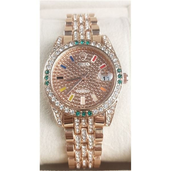 NEW REPLICA R0LEX QUARTZ "DATE JUST" WOMEN'S WATCH