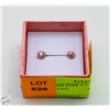 Image 1 : NEW 3MM PINK CZ CUBIC ZIRCONIA GOLD TONE
