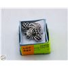 Image 1 : NEW SILVER AND BLACK TONE BEE 1.4”X1” WITH