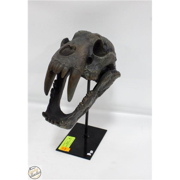 NEW SABER TOOTH TIGER REPLICA SKULL
