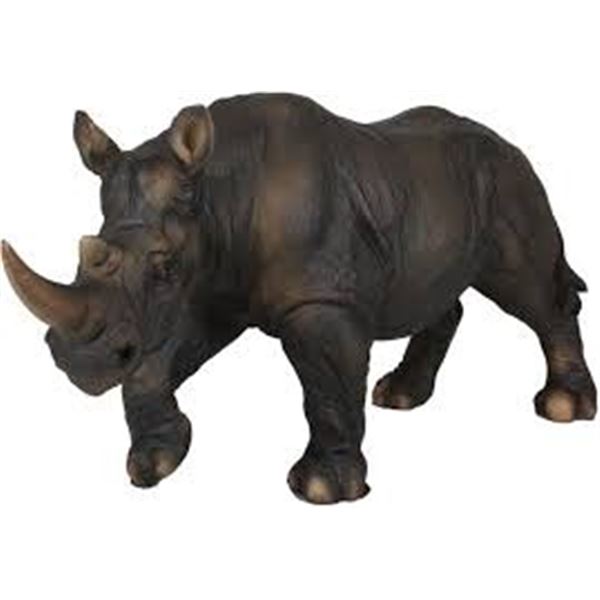 NEW RHINO DECOR REPLICA APPROX 20 INCHES LONG