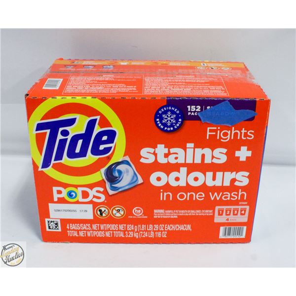 4 X 824G TIDE PODS 152CT