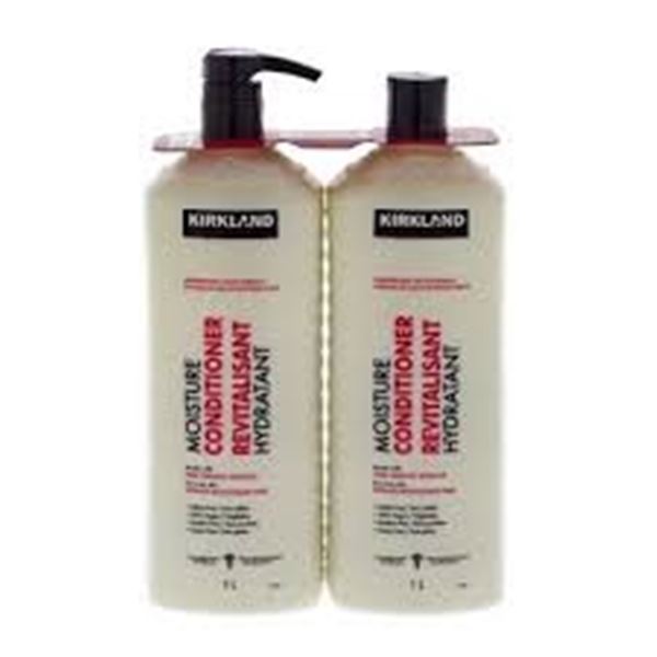 2 X 1L KIRKLAND SHAMPOO + CONDITIONER