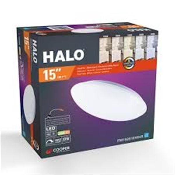NEW HALO 15" CEILING LIGHT 4PK