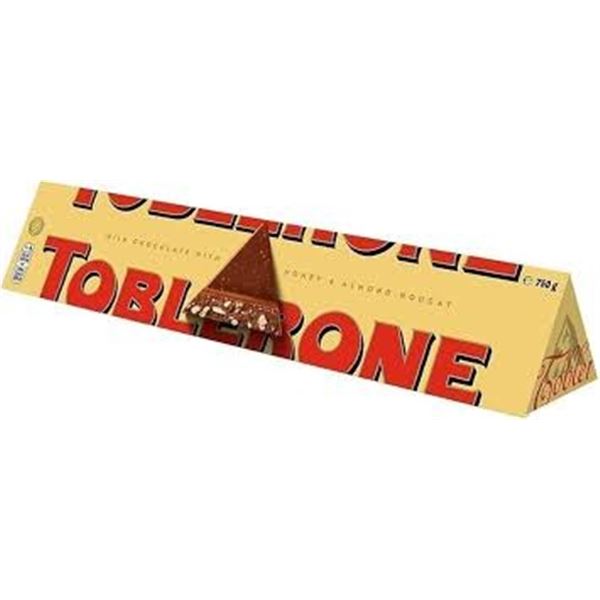 6 X 750G TOBLERONE MILK CHOCOLATE WITH NUGGET