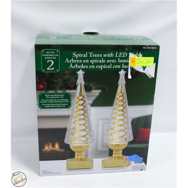NEW 1PC SPIRAL TREE WITH LED LIGHTS
