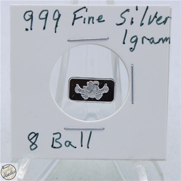 #3659- CANADIAN .999 FINE SILVER 1 GRAM TOKEN