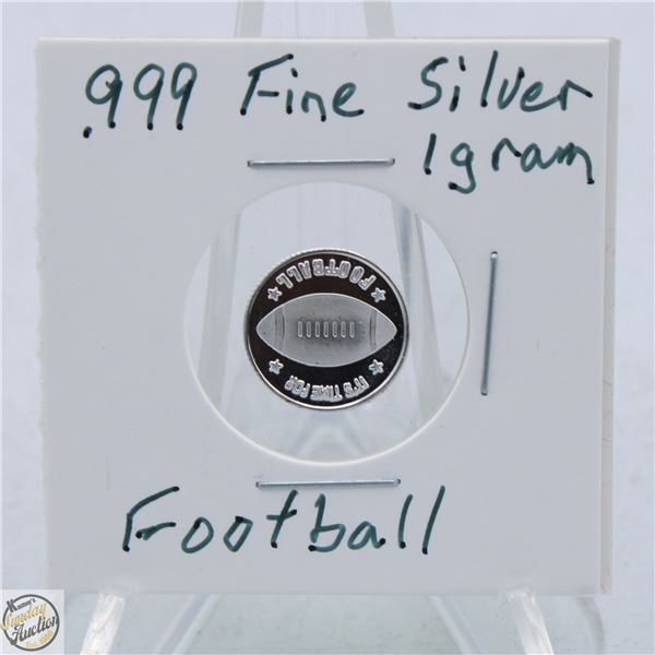 #3658- CANADIAN .999 FINE SILVER 1 GRAM TOKEN