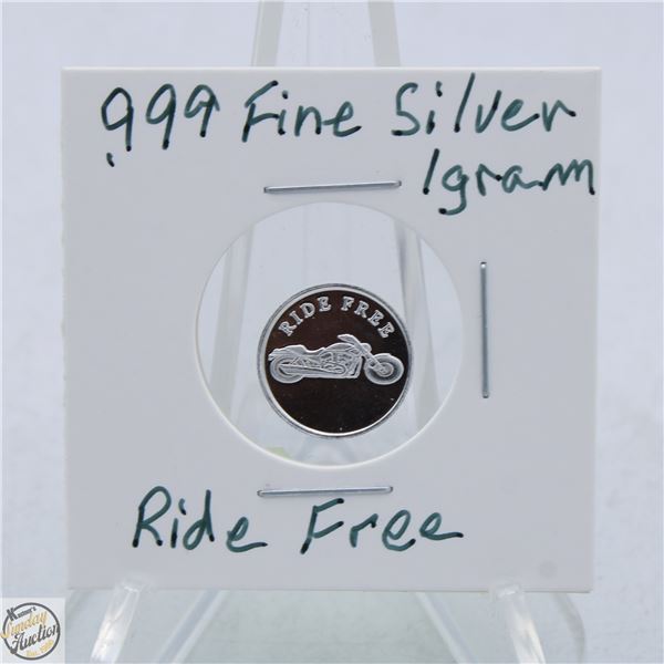 #3656- CANADIAN .999 FINE SILVER 1 GRAM TOKEN