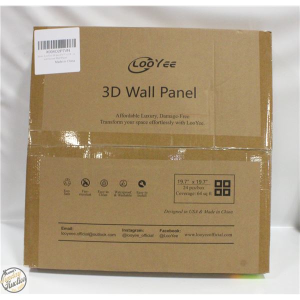 BRAND NEW LOOYEE 21PCS DECOR 3D WALL PANELS